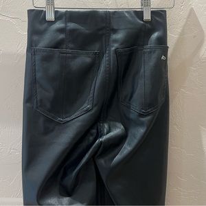 Rag & Bone Nina Faux Leather Pull On Skinny